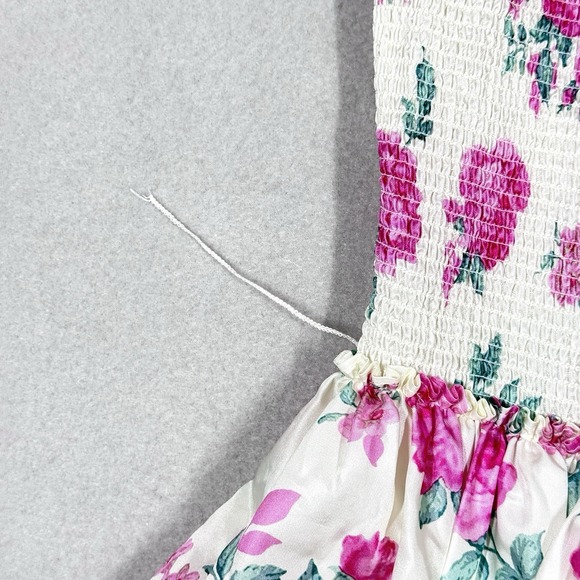 LoveShackFancy Target Dress Medium Elise Floral Tiered Layered Smocked Cottage - Picture 5 of 12